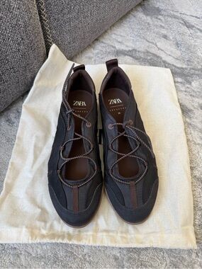 ZARA Cutest Elastic Sporty Ballet Flat